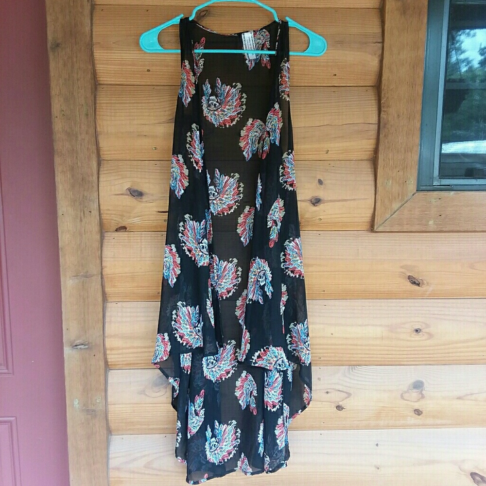 Cute sleeveless kimono